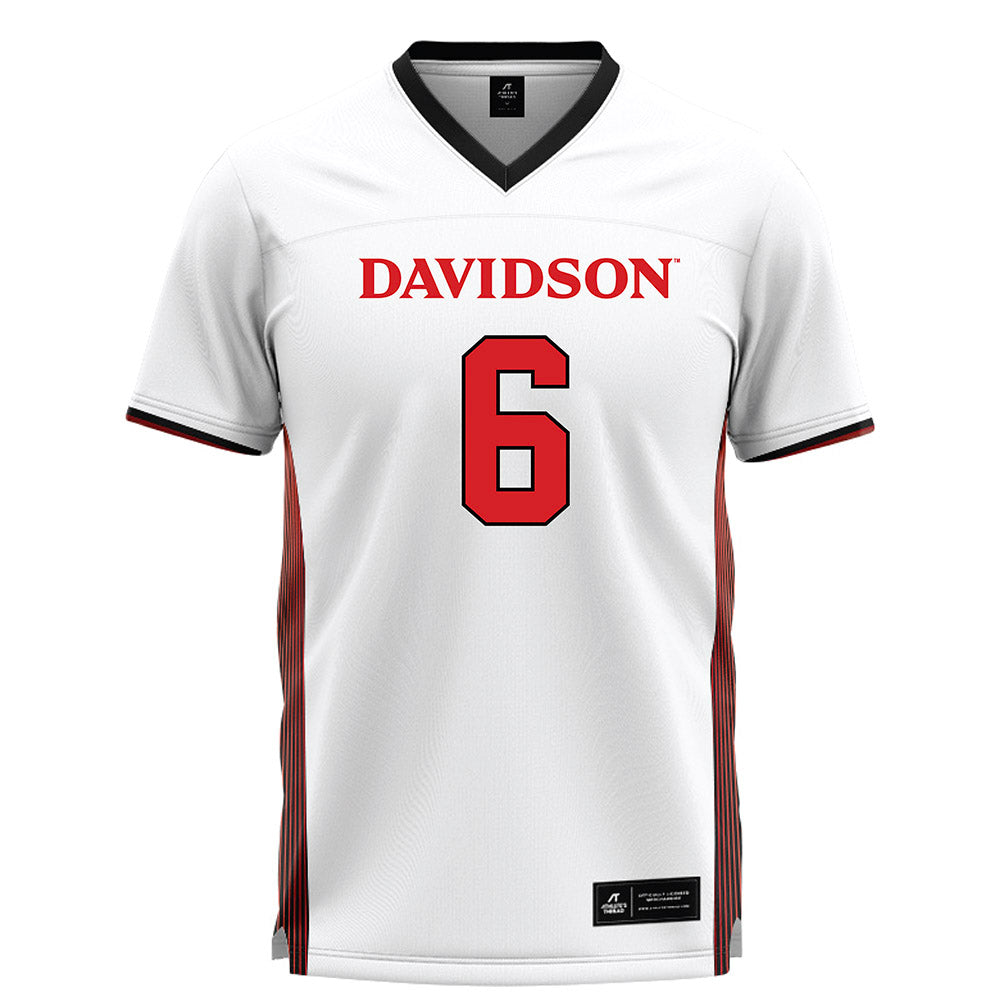 Davidson - NCAA Women's Lacrosse : Sophia Marro - White Lacrosse Jersey