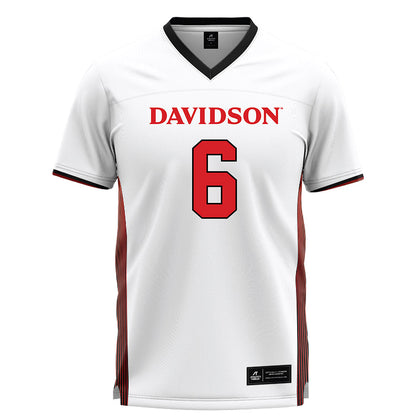 Davidson - NCAA Women's Lacrosse : Sophia Marro - White Lacrosse Jersey