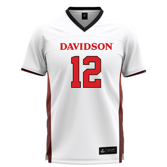Davidson - NCAA Women's Lacrosse : Brooke Ross - White Lacrosse Jersey