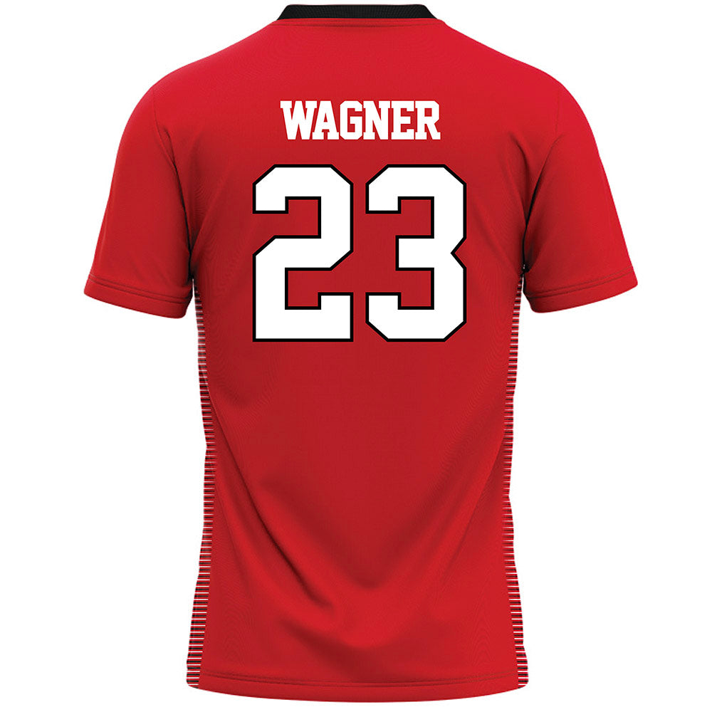 Davidson - NCAA Women's Lacrosse : Tema Wagner - Red Lacrosse Jersey