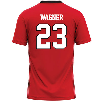 Davidson - NCAA Women's Lacrosse : Tema Wagner - Red Lacrosse Jersey