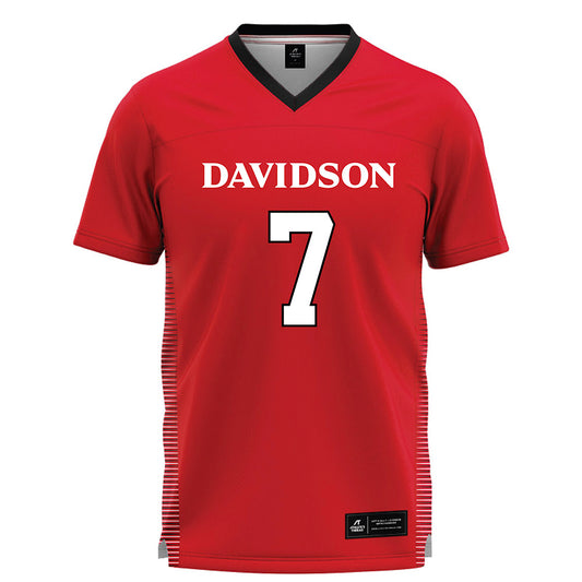 Davidson - NCAA Women's Lacrosse : Reagan Terrell - Red Lacrosse Jersey