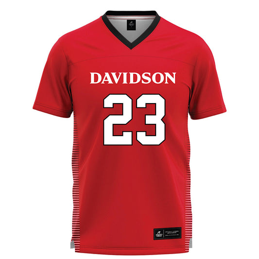 Davidson - NCAA Women's Lacrosse : Tema Wagner - Red Lacrosse Jersey