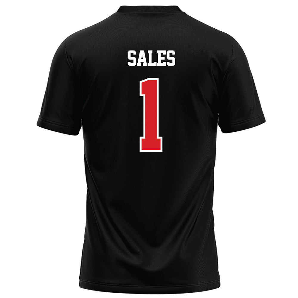Davidson - NCAA Football : Jaleel Sales - 2023 Black Football Jersey