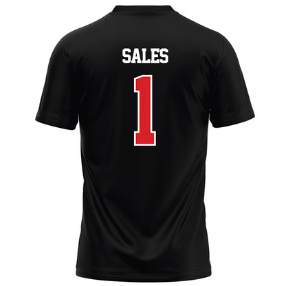Davidson - NCAA Football : Jaleel Sales - 2023 Black Football Jersey