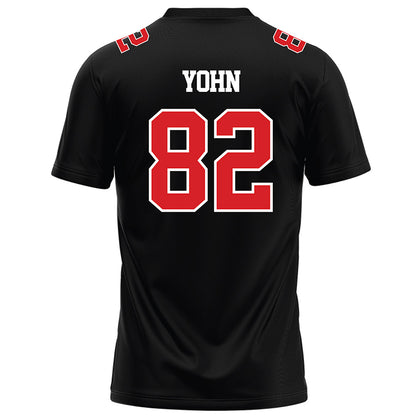 Davidson - NCAA Football : Gavin Yohn - 2023 Black Football Jersey