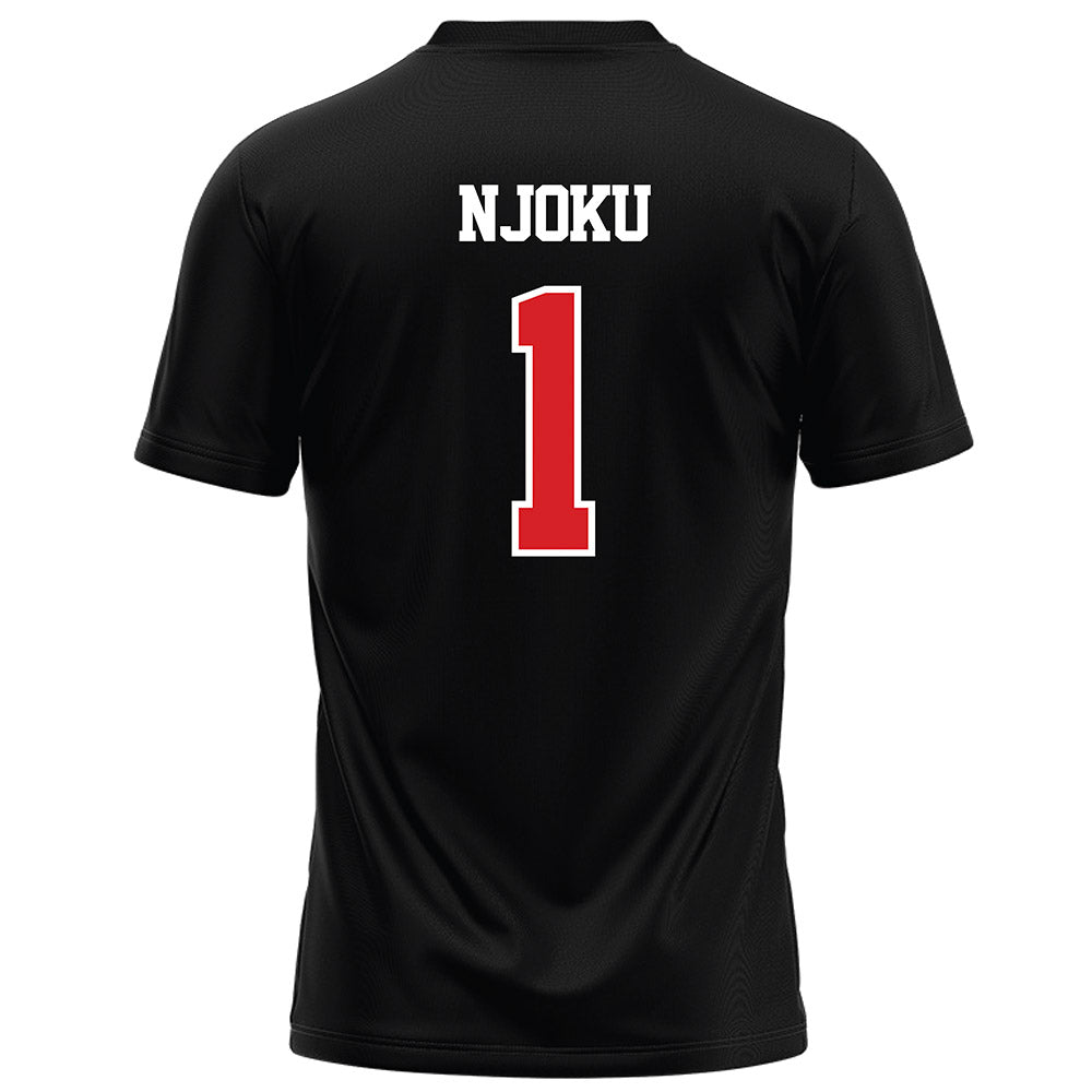 Davidson - NCAA Football : Dominic Njoku - 2023 Black Football Jersey