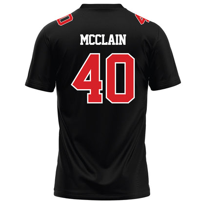 Davidson - NCAA Football : Carius McClain - 2023 Black Football Jersey