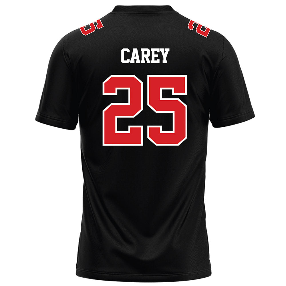 Davidson - NCAA Football : Aaron Carey - 2023 Black Football Jersey