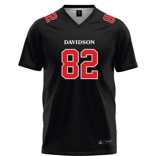 Davidson - NCAA Football : Gavin Yohn - 2023 Black Football Jersey