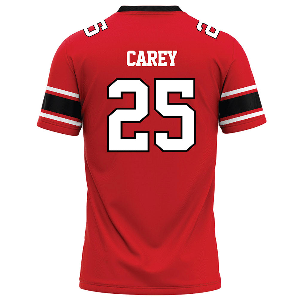 Davidson - NCAA Football : Aaron Carey - 2023 Red Football Jersey