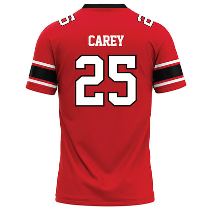 Davidson - NCAA Football : Aaron Carey - 2023 Red Football Jersey