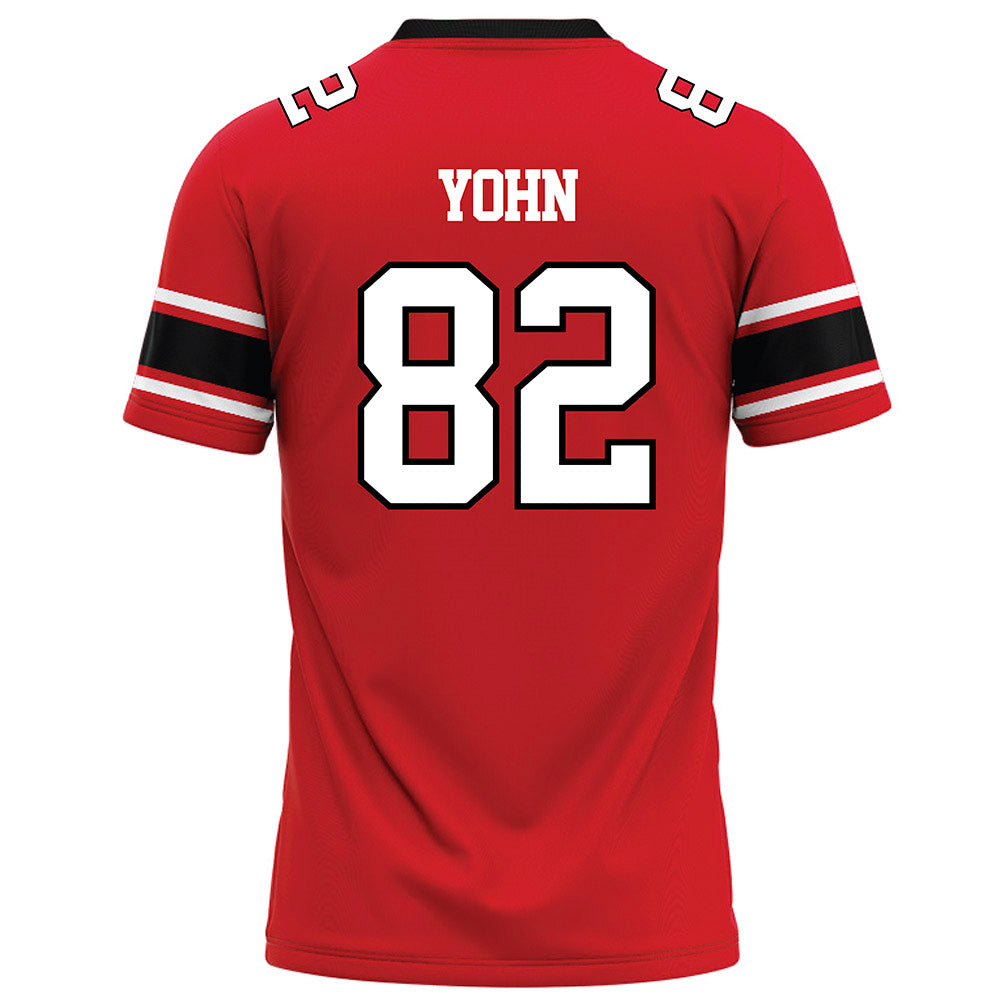 Davidson - NCAA Football : Gavin Yohn - 2023 Red Football Jersey