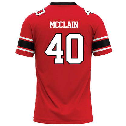 Davidson - NCAA Football : Carius McClain - 2023 Red Football Jersey
