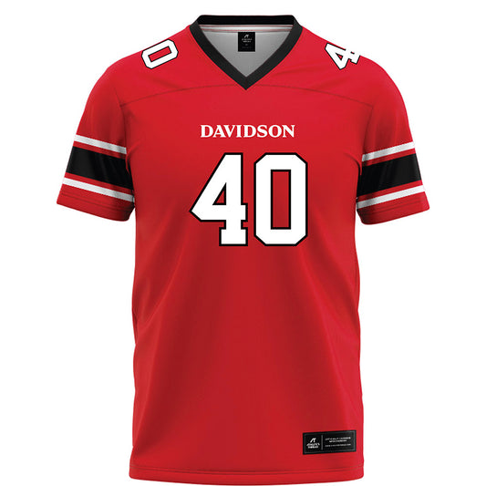 Davidson - NCAA Football : Carius McClain - 2023 Red Football Jersey