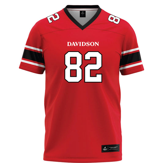 Davidson - NCAA Football : Gavin Yohn - 2023 Red Football Jersey