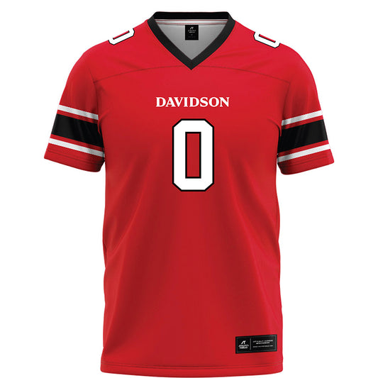 Davidson - NCAA Football : Mason Sheron - Red Football Jersey