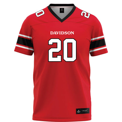 Davidson - NCAA Football : Quinton Cancel II - 2023 Red Football Jersey