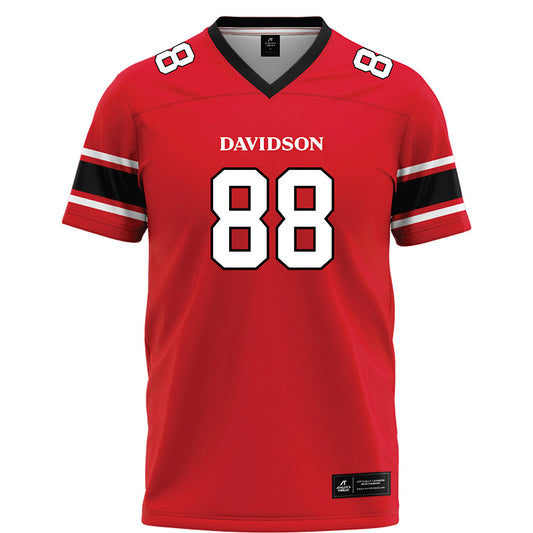 Davidson - NCAA Football : Christian Berry - Red Football Jersey