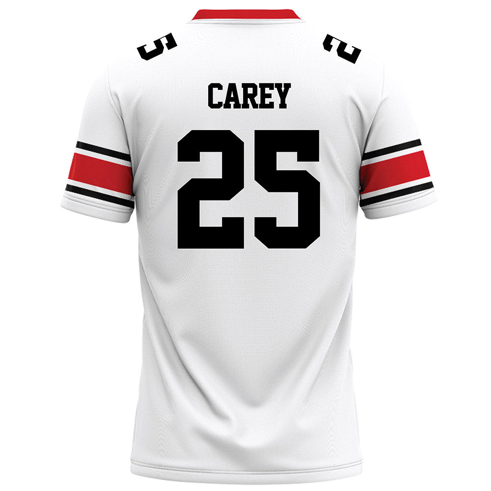 Davidson - NCAA Football : Aaron Carey - 2023 White Football Jersey