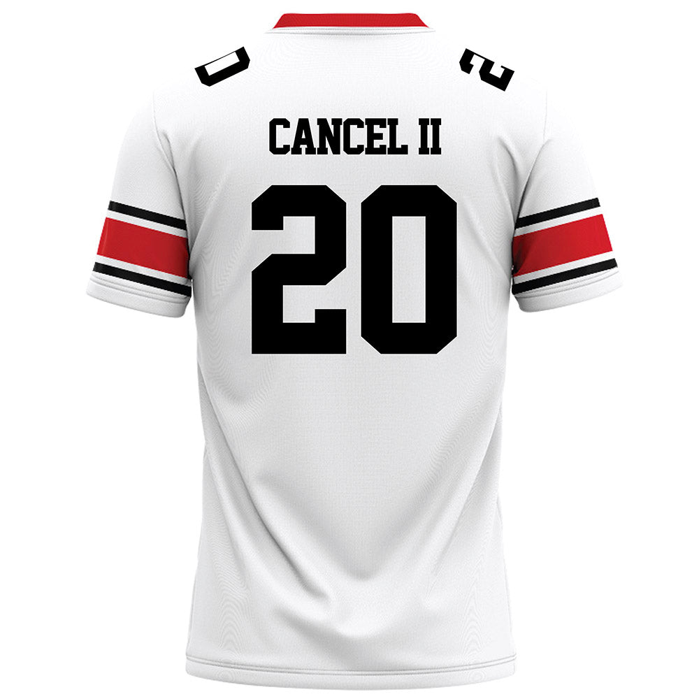 Davidson - NCAA Football : Quinton Cancel II - 2023 White Football Jersey