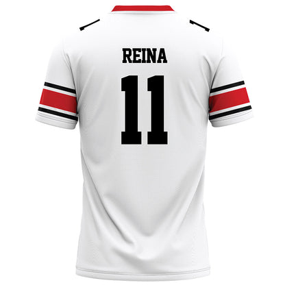 Davidson - NCAA Football : Brody Reina - 2023 White Football Jersey