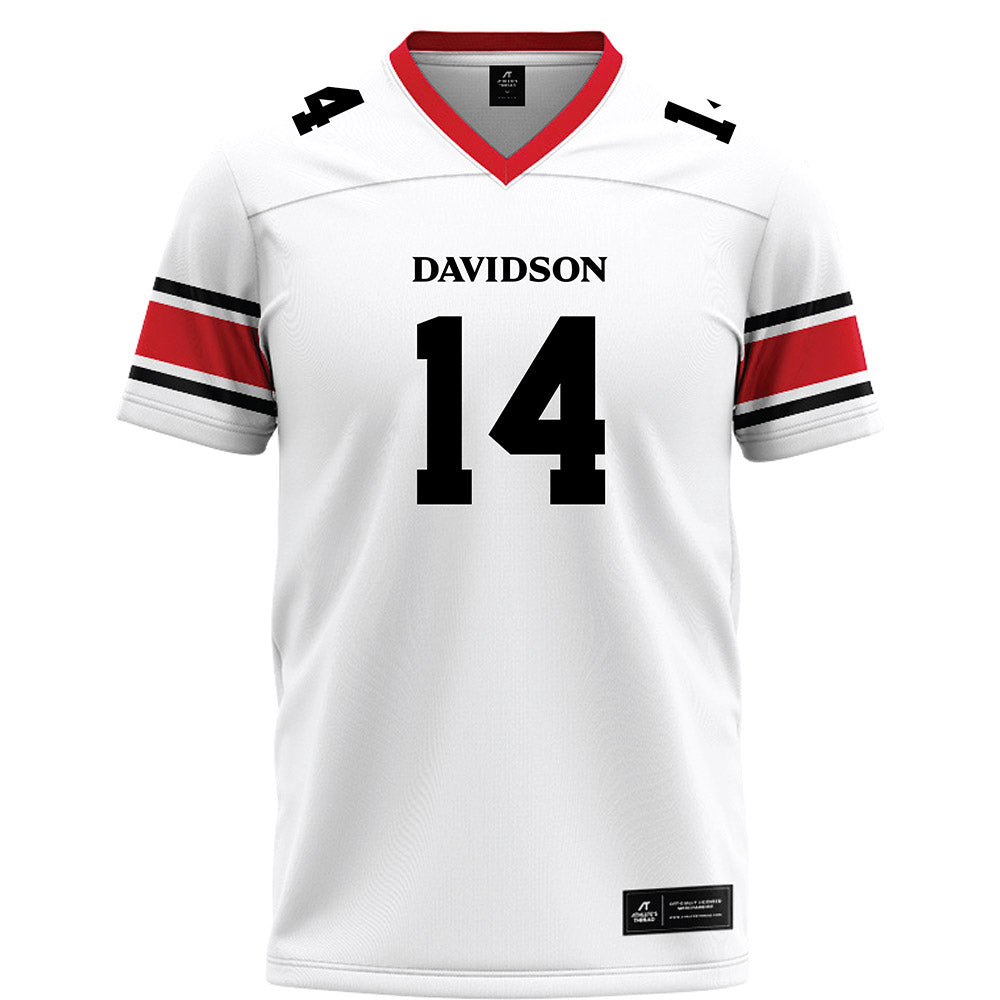 Davidson - NCAA Football : Isaiah Sepand - 2023 White Football Jersey