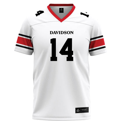 Davidson - NCAA Football : Isaiah Sepand - 2023 White Football Jersey