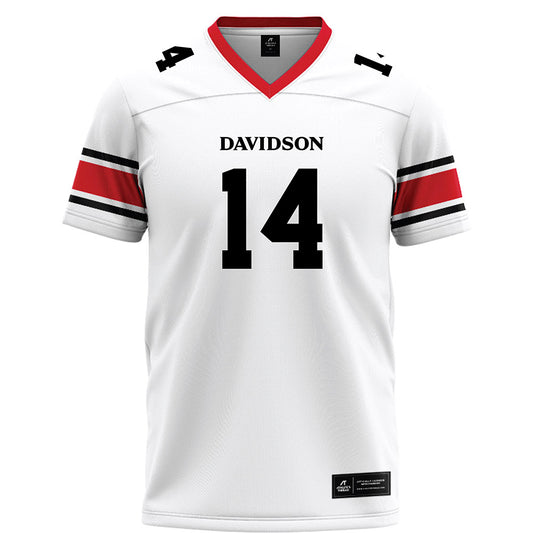Davidson - NCAA Football : Isaiah Sepand - 2023 White Football Jersey
