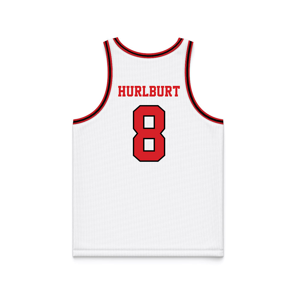 Davidson - NCAA Men's Basketball : Joe Hurlburt - White Basketball Jersey