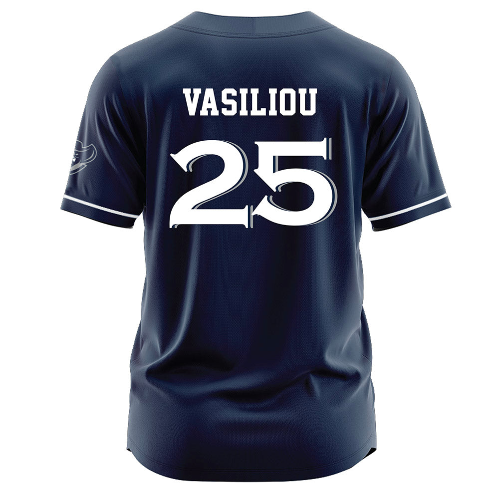 Xavier - NCAA Baseball : Evan Vasiliou - Jersey-1