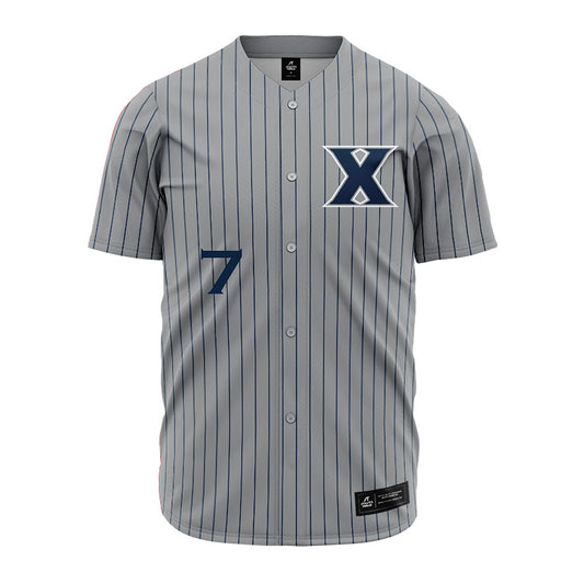 Xavier - NCAA Baseball : Isaac Wachsmann - Jersey