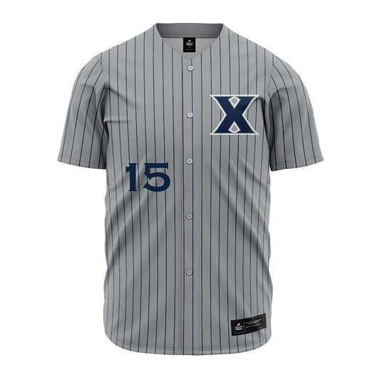 Xavier - NCAA Baseball : Alex Junghans - Jersey-0