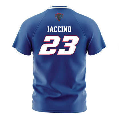 DePaul - NCAA Men's Soccer : Luca Iaccino - Blue Soccer Jersey-1
