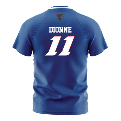 DePaul - NCAA Men's Soccer : Christian Dionne - Blue Soccer Jersey-1