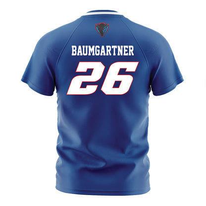 DePaul - NCAA Men's Soccer : Christian Baumgartner - Blue Soccer Jersey
