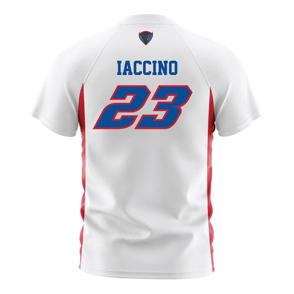 DePaul - NCAA Men's Soccer : Luca Iaccino - White Soccer Jersey-1