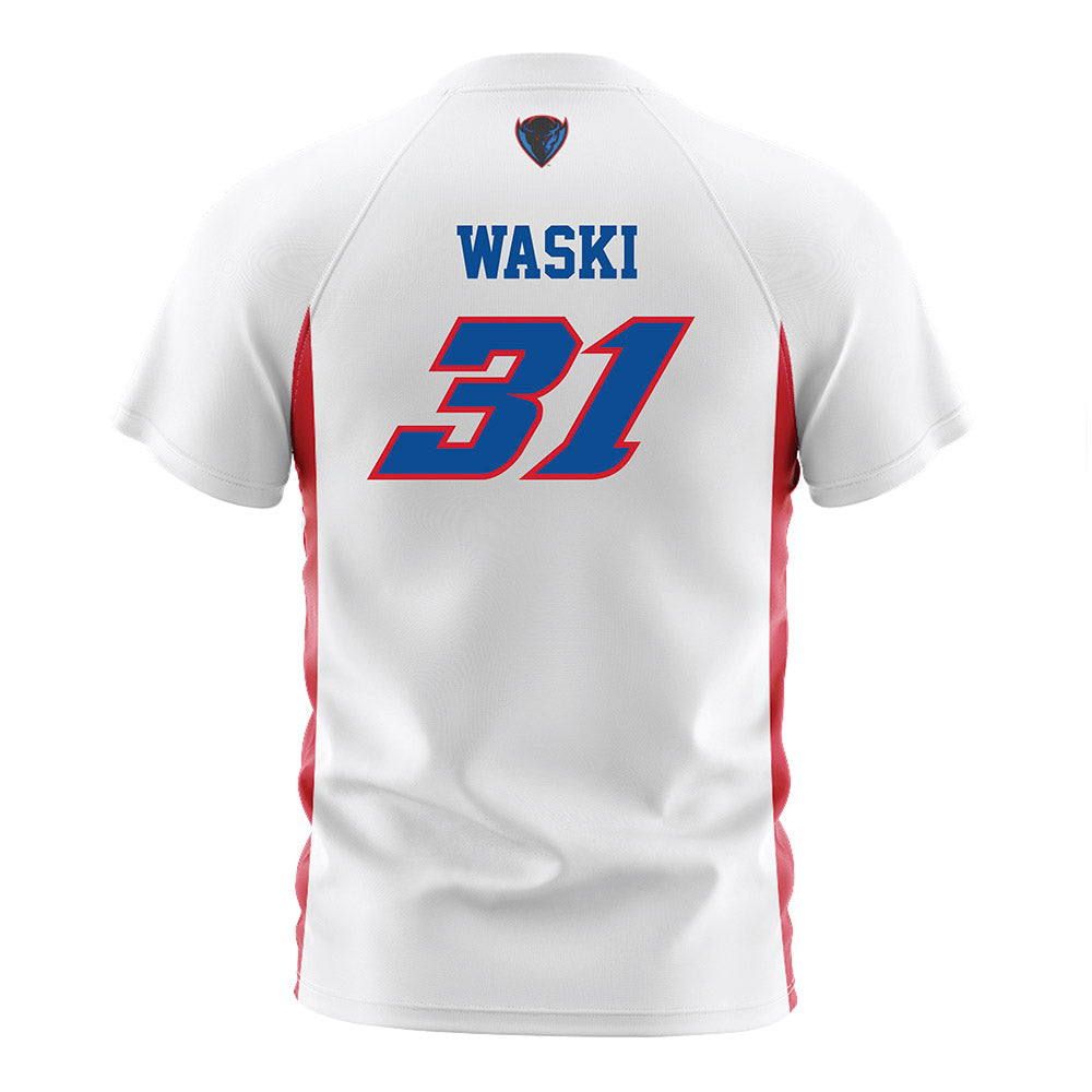 DePaul - NCAA Men's Soccer : Jayden Waski - White Soccer Jersey-1