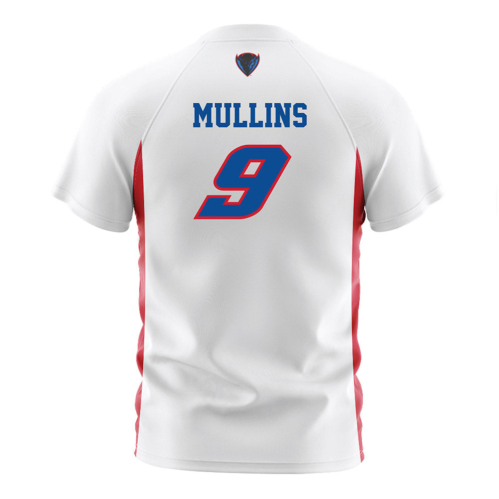 DePaul - NCAA Men's Soccer : Liam Mullins - White Soccer Jersey-1