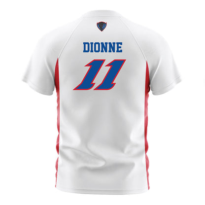 DePaul - NCAA Men's Soccer : Christian Dionne - White Soccer Jersey-1