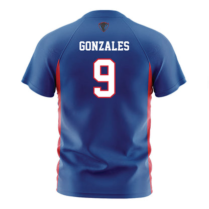 DePaul - NCAA Women's Soccer : Sienna Gonzales - Blue Soccer Jersey-1
