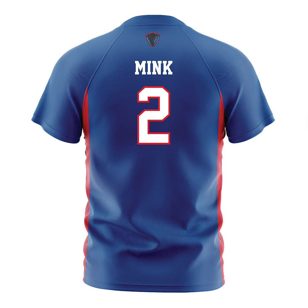 DePaul - NCAA Women's Soccer : Ellie Mink - Soccer Jersey