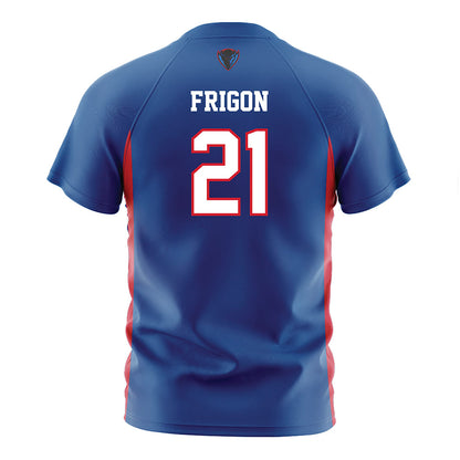 DePaul - NCAA Women's Soccer : Jericho Frigon - Blue Soccer Jersey-1