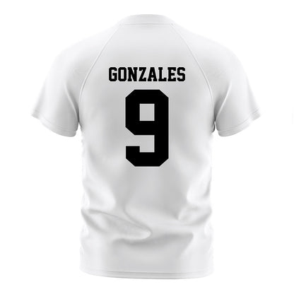 DePaul - NCAA Women's Soccer : Sienna Gonzales - White Striped Soccer Jersey-1