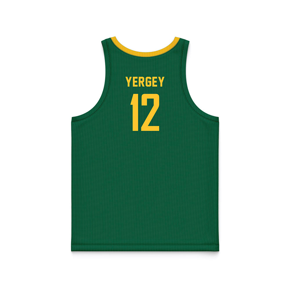 Siena - NCAA Women's Basketball : Alden Yergey - Green Basketball Jersey
