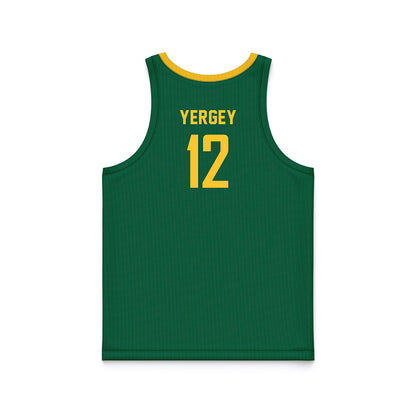 Siena - NCAA Women's Basketball : Alden Yergey - Green Basketball Jersey