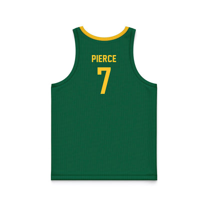 Siena - NCAA Women's Basketball : Dallas Pierce - Green Basketball Jersey-2
