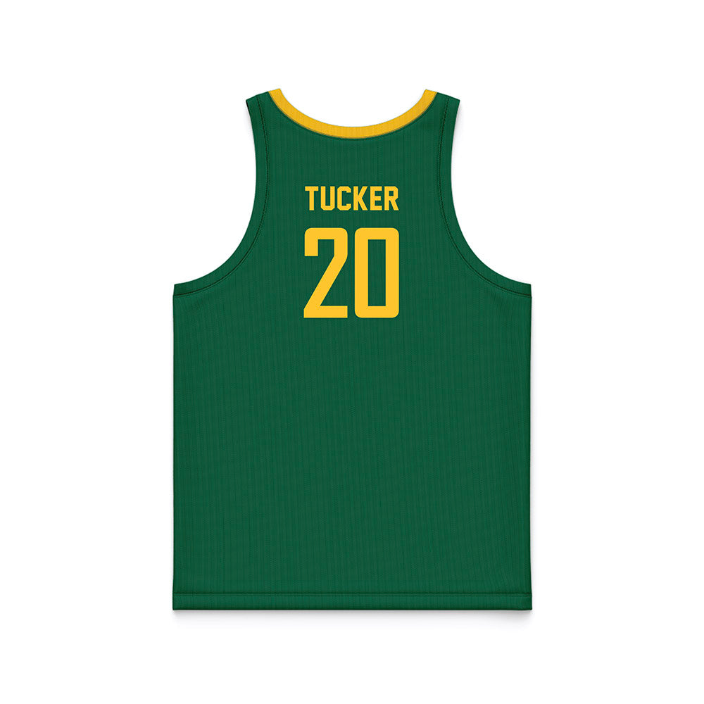 Siena - NCAA Women's Basketball : Kaiya Rain Tucker - Green Basketball Jersey-1