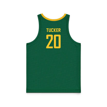 Siena - NCAA Women's Basketball : Kaiya Rain Tucker - Green Basketball Jersey-1