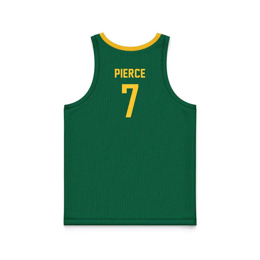 Siena - NCAA Women's Basketball : Dallas Pierce - Green Basketball Jersey-3